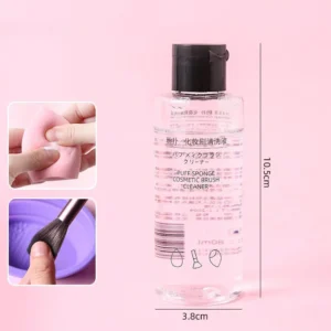 Cleaning solution for makeup tools.