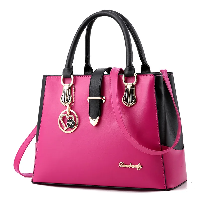 Women's faux leather handbag. - Image 6