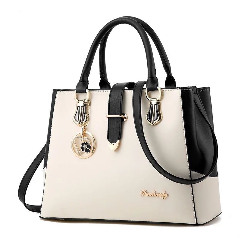Women's faux leather handbag.