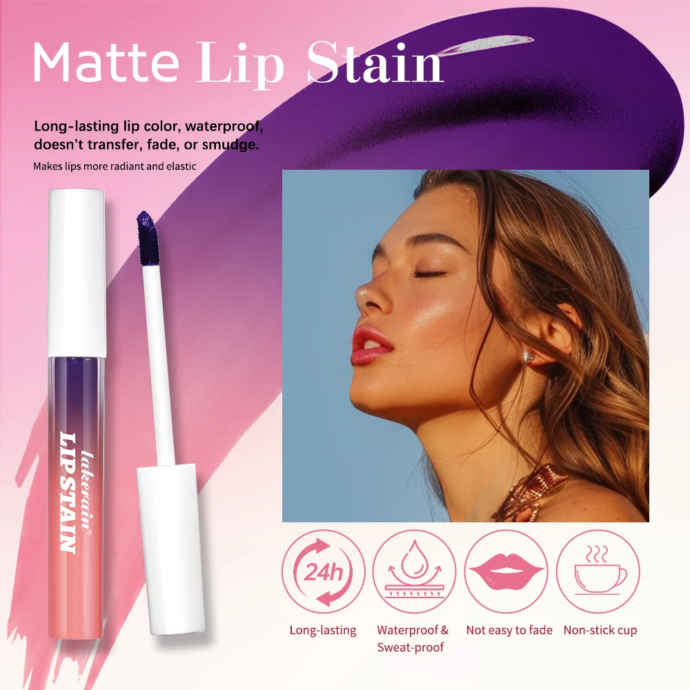 Lip makeup, pink colors - Image 2
