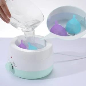 Silicone menstrual cup sterilizer
