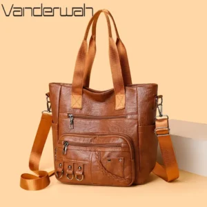 Large capacity casual handbag