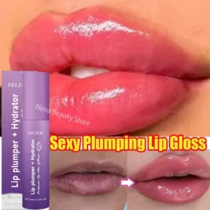 Essential oil to give volume to the lips.