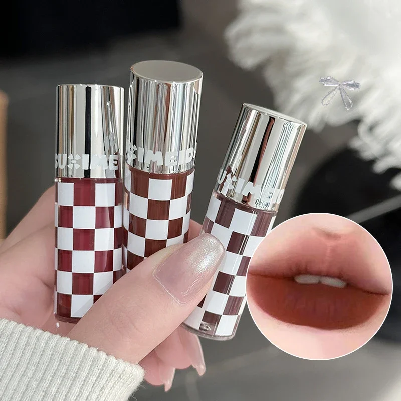 Punk Matte Lipstick Dark Red - Image 4