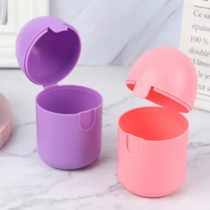 Portable silicone menstrual cup