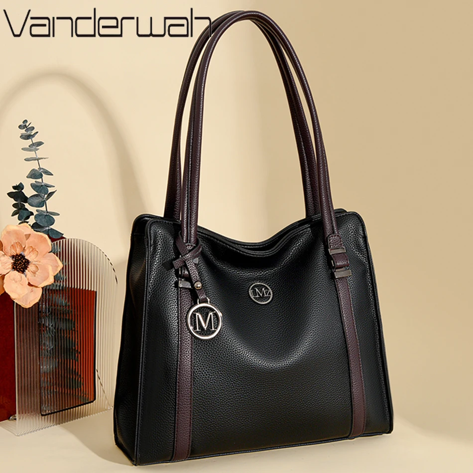 Luxury soft leather handbags for women