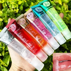 Set of 6 fruity lip glosses