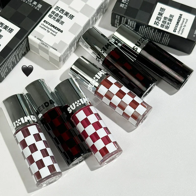 Punk Matte Lipstick Dark Red - Image 5