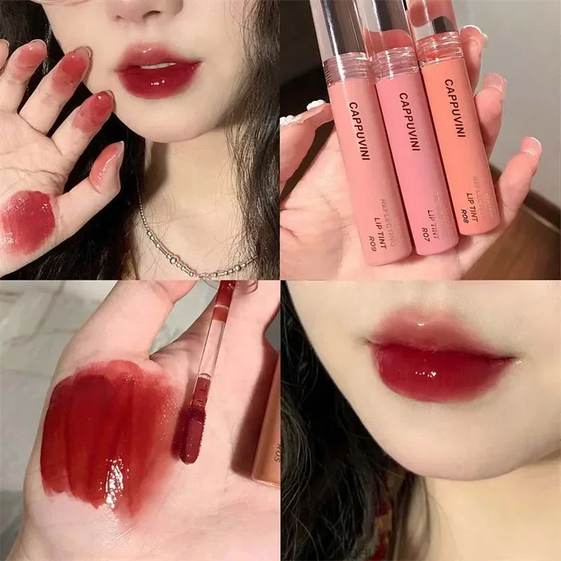 Liquid lipstick with shine